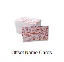 offset name card printing